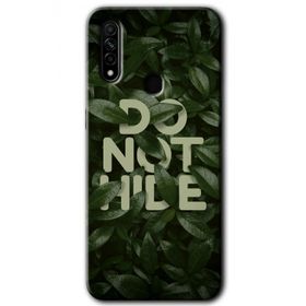 Oppo A31 Do Not Hide Baskılı Uyumlu Silikon Kılıf
