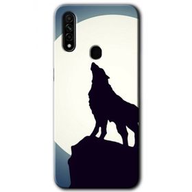 Oppo A31 Dolunay Bozkurt Baskılı Uyumlu Silikon Kılıf