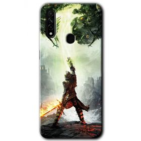 Oppo A31 Dragon Hunter Baskılı Uyumlu Silikon Kılıf