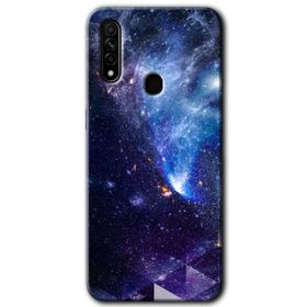 Oppo A31 Galaksi Baskılı Uyumlu Silikon Kılıf