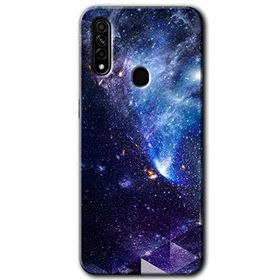 Oppo A31 Galaksi Baskılı Uyumlu Silikon Kılıf