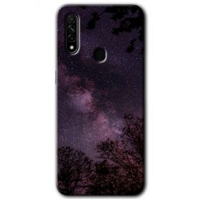 Oppo A31 Gece Galaksi Baskılı Uyumlu Silikon Kılıf