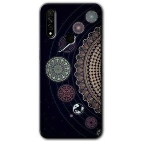 Oppo A31 Gezegen Döngüsü Baskılı Uyumlu Silikon Kılıf