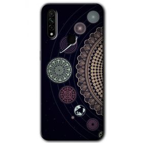 Oppo A31 Gezegen Döngüsü Baskılı Uyumlu Silikon Kılıf