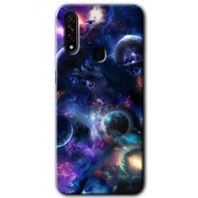 Oppo A31 Gezegen Karışımı Baskılı Uyumlu Silikon Kılıf