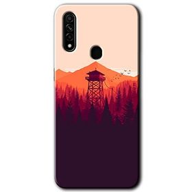 Oppo A31 Gözlem Kulesi Baskılı Uyumlu Silikon Kılıf