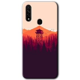 Oppo A31 Gözlem Kulesi Baskılı Uyumlu Silikon Kılıf