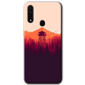 Oppo A31 Gözlem Kulesi Baskılı Uyumlu Silikon Kılıf
