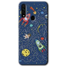 Oppo A31 Graffiti Çizgi Film Baskılı Uyumlu Silikon Kılıf