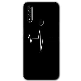 Oppo A31 Heart Rytm Baskılı Uyumlu Silikon Kılıf