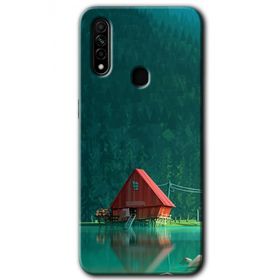 Oppo A31 House In Woods Baskılı Uyumlu Silikon Kılıf