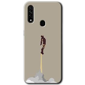 Oppo A31 İronman Airport Baskılı Uyumlu Silikon Kılıf