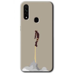 Oppo A31 İronman Airport Baskılı Uyumlu Silikon Kılıf