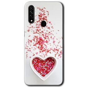 Oppo A31 Kalpli Şekerleme Baskılı Uyumlu Silikon Kılıf