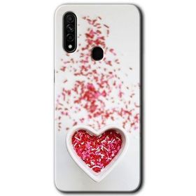 Oppo A31 Kalpli Şekerleme Baskılı Uyumlu Silikon Kılıf