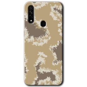 Oppo A31 Kamuflaj 33 Baskılı Uyumlu Silikon Kılıf
