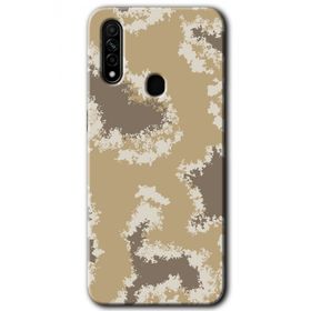 Oppo A31 Kamuflaj 33 Baskılı Uyumlu Silikon Kılıf
