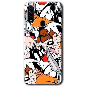Oppo A31 Kamuflaj 6 Baskılı Uyumlu Silikon Kılıf