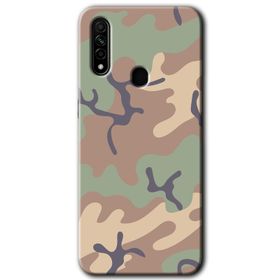 Oppo A31 Kamuflaj 6 Baskılı Uyumlu Silikon Kılıf