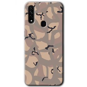Oppo A31 Kamuflaj 6 Baskılı Uyumlu Silikon Kılıf