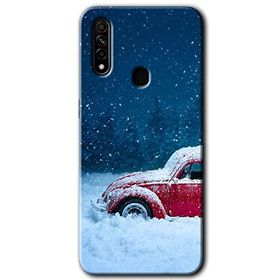 Oppo A31 Karlı Vosvos Baskılı Uyumlu Silikon Kılıf