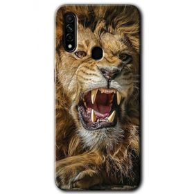 Oppo A31 King Lion Baskılı Uyumlu Silikon Kılıf