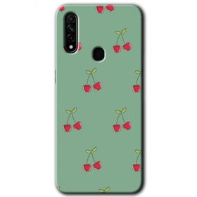 Oppo A31 Kiraz Berry Baskılı Uyumlu Silikon Kılıf