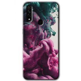 Oppo A31 Liquid Cloud Baskılı Uyumlu Silikon Kılıf