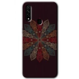 Oppo A31 Mandala Flower Wal Baskılı Uyumlu Silikon Kılıf