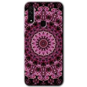 Oppo A31 Mandala Patterns Kaleidoscope Baskılı Uyumlu Silikon Kılıf