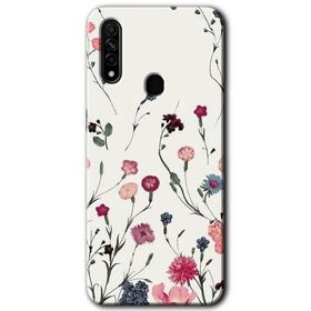 Oppo A31 Mat Çiçek Baskılı Uyumlu Silikon Kılıf