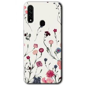Oppo A31 Mat Çiçek Baskılı Uyumlu Silikon Kılıf