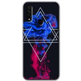 Oppo A31 Mekanik Duman 1 Baskılı Uyumlu Silikon Kılıf