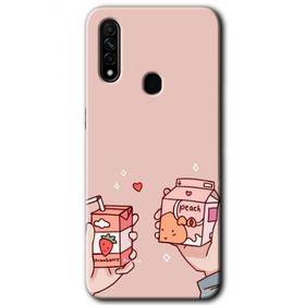 Oppo A31 Meyveli Süt Baskılı Uyumlu Silikon Kılıf