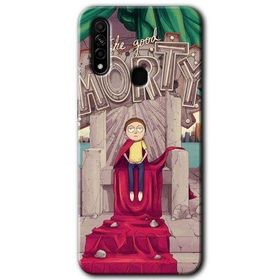 Oppo A31 Morty Baskılı Uyumlu Silikon Kılıf
