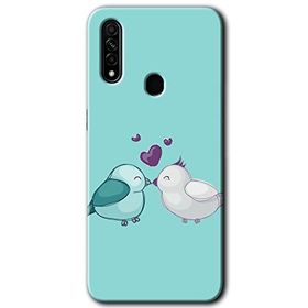 Oppo A31 Mutlu Kuşlar Baskılı Uyumlu Silikon Kılıf