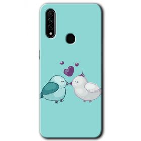 Oppo A31 Mutlu Kuşlar Baskılı Uyumlu Silikon Kılıf