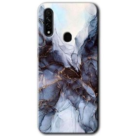 Oppo A31 Otantik Mermer Baskılı Uyumlu Silikon Kılıf