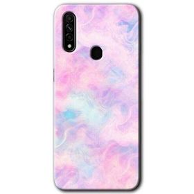 Oppo A31 Pembe Duman Baskılı Uyumlu Silikon Kılıf