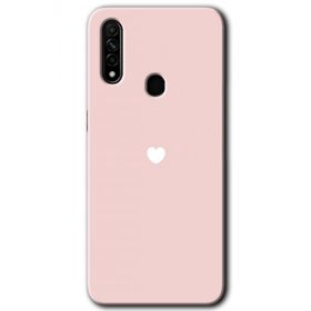 Oppo A31 Sade Kalp Baskılı Uyumlu Silikon Kılıf