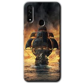 Oppo A31 Siyah İnci Baskılı Uyumlu Silikon Kılıf