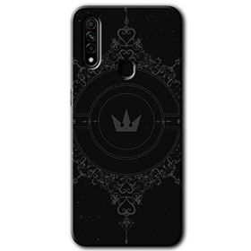 Oppo A31 Siyah Mandala 1 Baskılı Uyumlu Silikon Kılıf