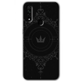Oppo A31 Siyah Mandala 1 Baskılı Uyumlu Silikon Kılıf