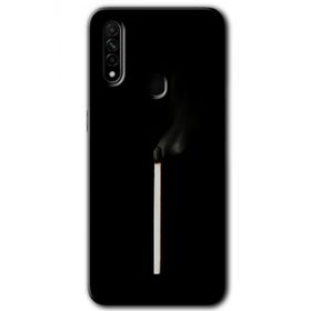 Oppo A31 Sönmüş Kibrit Baskılı Uyumlu Silikon Kılıf