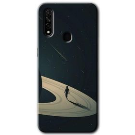 Oppo A31 Space Planet Baskılı Uyumlu Silikon Kılıf