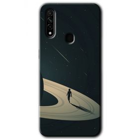 Oppo A31 Space Planet Baskılı Uyumlu Silikon Kılıf