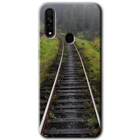 Oppo A31 Tren Yolu Baskılı Uyumlu Silikon Kılıf