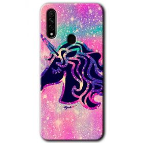 Oppo A31 Unicorn Kristal Baskılı Uyumlu Silikon Kılıf
