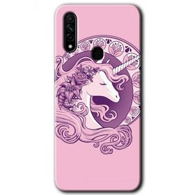Oppo A31 Unicorn Pembe Baskılı Uyumlu Silikon Kılıf
