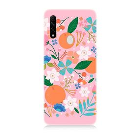 Oppo A31 Uyumlu Portakal Çiçeği Baskılı Silikon Kılıf